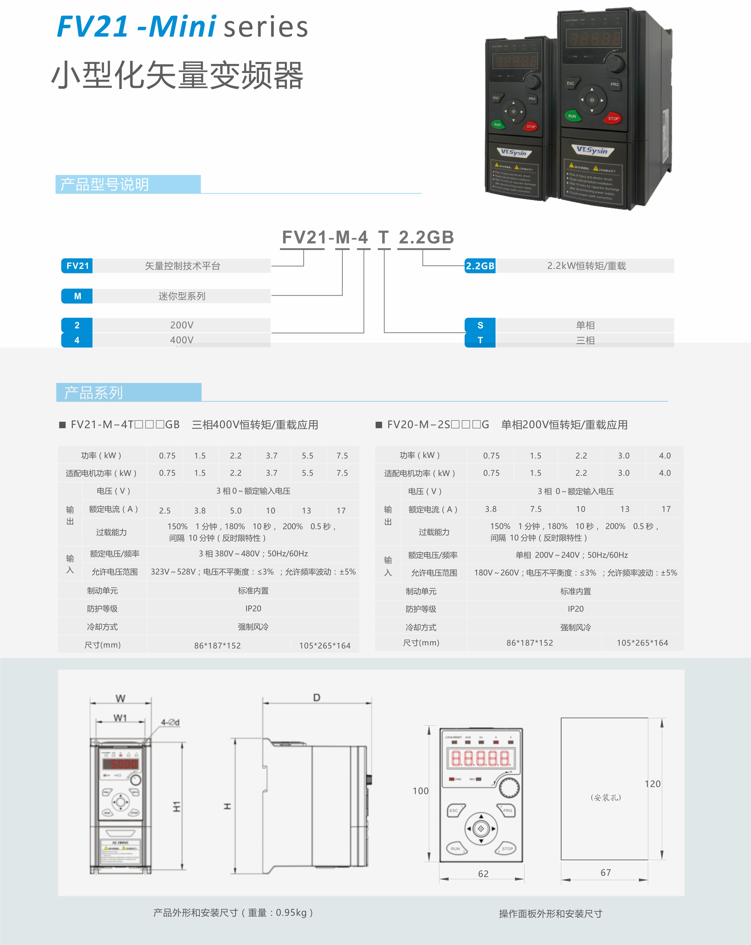 【新品发布】1xbetFV21系列小型化矢量变频器产品上市！